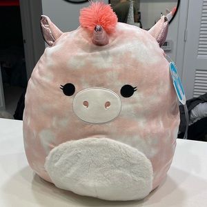 NWT Squishmallows Liel Pink Unicorn Large